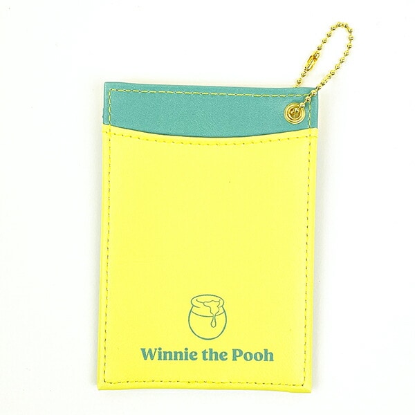 ディズニー くまのプーさん 両面パスケース(B柄) 定期入れ 日本製 Disney