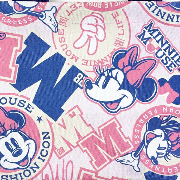 ディズニー ミニーマウス マチ付き巾着 ピンク ランチ Disney