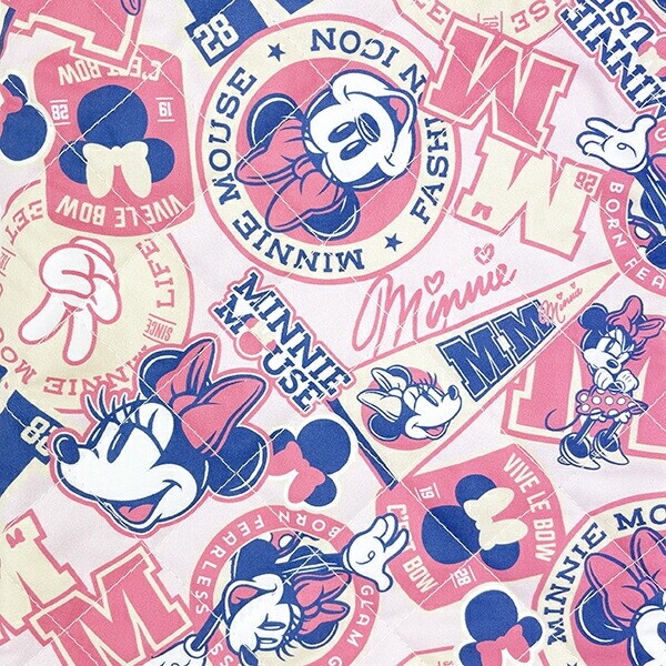 ディズニー ミニーマウス キルトシューズバッグ ピンク スクール キッズ Disney