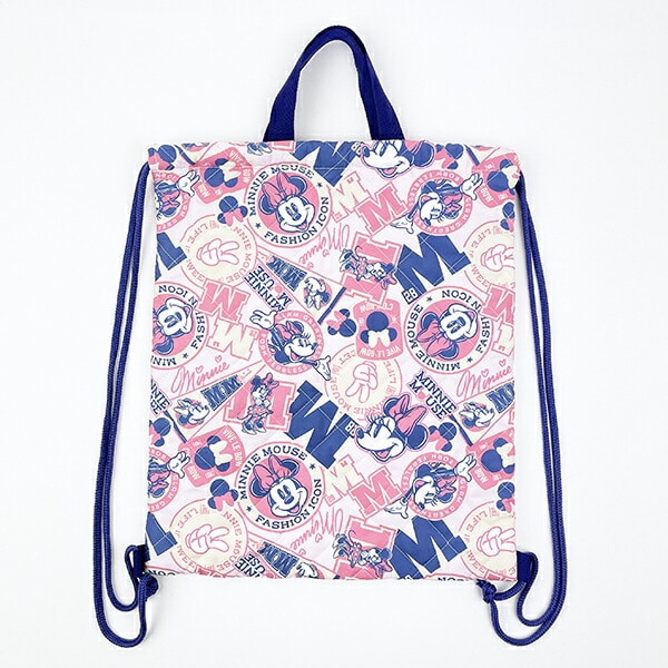 ディズニー ミニーマウス キルトナップザック ピンク バッグ リュック スクール キッズ Disney
