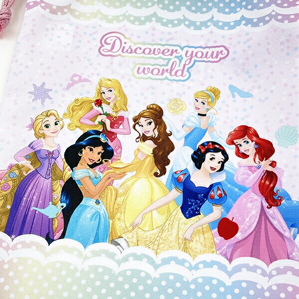 ディズニー プリンセス 巾着(中) ピンク ランチ スクール Disney