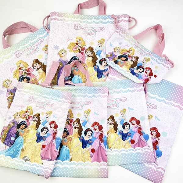 ディズニー プリンセス キルトナップザック ピンク バッグ リュック スクール キッズ Disney