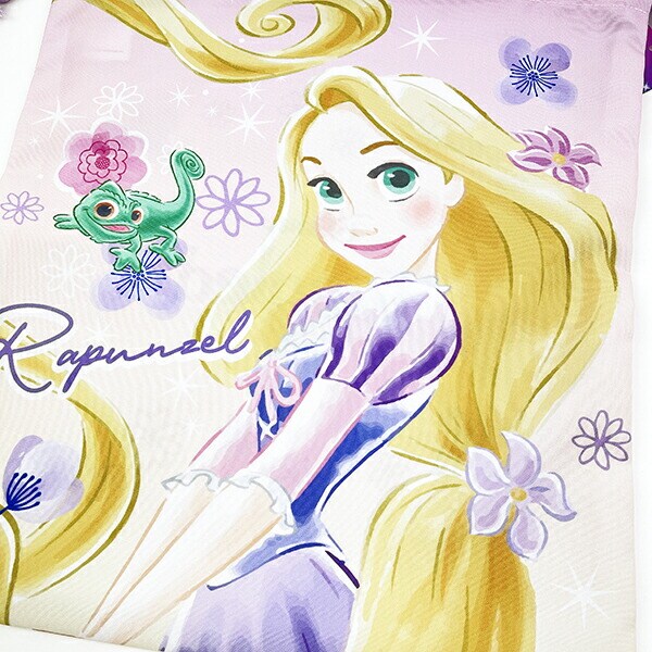 ディズニー プリンセス ラプンツェル 巾着(大) ラベンダー スクール キッズ Disney