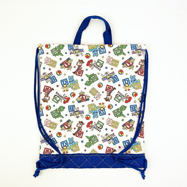 ディズニー トイストーリー キルトナップザック ベージュ バッグ リュック スクール キッズ Disney