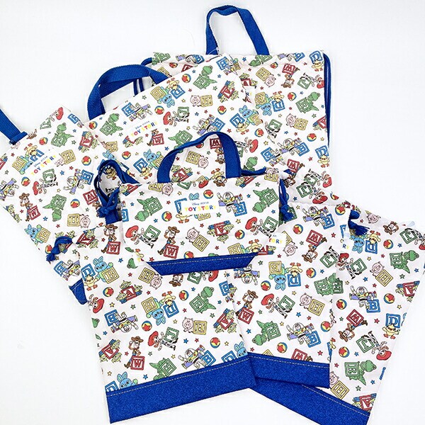 ディズニー トイストーリー キルトナップザック ベージュ バッグ リュック スクール キッズ Disney