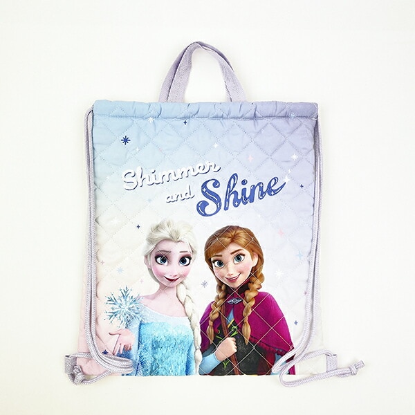 ディズニー プリンセス アナと雪の女王 キルトナップザック ラベンダー バッグ リュック スクール キッズ Disney