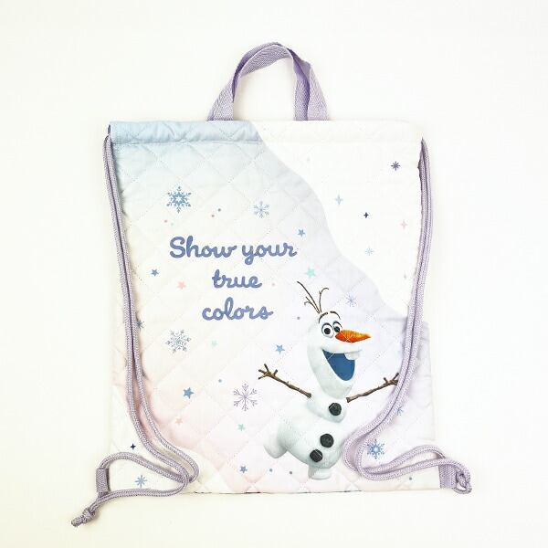 ディズニー プリンセス アナと雪の女王 キルトナップザック ラベンダー バッグ リュック スクール キッズ Disney