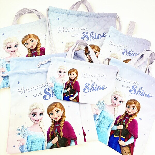 ディズニー プリンセス アナと雪の女王 キルトナップザック ラベンダー バッグ リュック スクール キッズ Disney