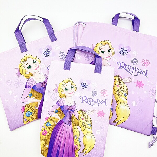 ディズニー プリンセス ラプンツェル ナップザック パープル バッグ リュック スクール キッズ Disney