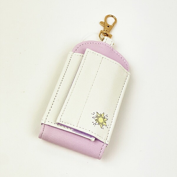 ディズニープリンセス ラプンツェル 水彩タッチ柄キッズキーケース パープル Disney