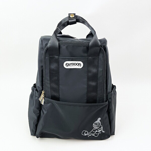 ムーミン リトルミイ OUTDOOR PRODUCTS リュック ブラック MOOMIN