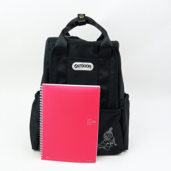 ムーミン リトルミイ OUTDOOR PRODUCTS リュック ブラック MOOMIN