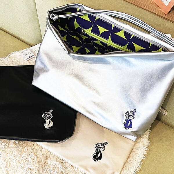 ムーミン リトルミイ Jocomomola トートバッグ シルバー MOOMIN