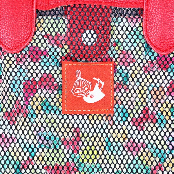 ムーミン リトルミイ Jocomomola メッシュ2WAYトートバッグ レッド MOOMIN