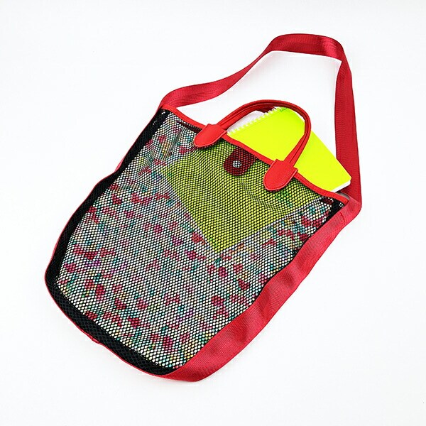 ムーミン リトルミイ Jocomomola メッシュ2WAYトートバッグ レッド MOOMIN