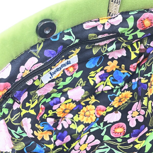 ムーミン Jocomomola ロープハンドル付ショルダーバッグ グリーン MOOMIN