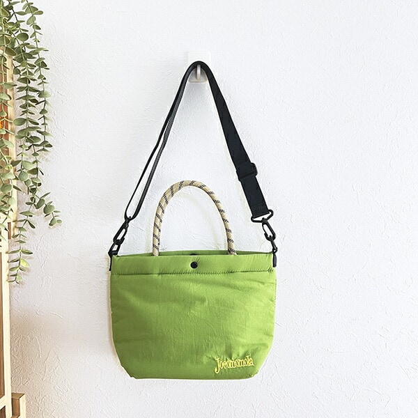 ムーミン Jocomomola ロープハンドル付ショルダーバッグ グリーン MOOMIN