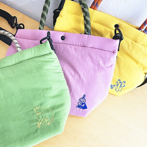 ムーミン リトルミイ Jocomomola ロープハンドル付ショルダーバッグ ピンク MOOMIN