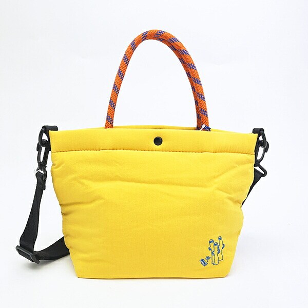 ムーミン ニョロニョロ Jocomomola ロープハンドル付ショルダーバッグ イエロー MOOMIN