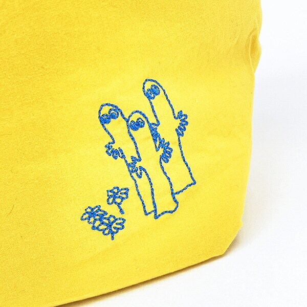 ムーミン ニョロニョロ Jocomomola ロープハンドル付ショルダーバッグ イエロー MOOMIN