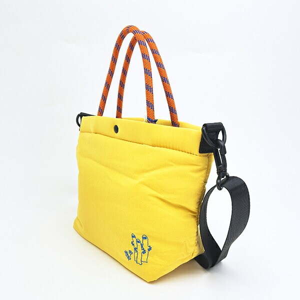 ムーミン ニョロニョロ Jocomomola ロープハンドル付ショルダーバッグ イエロー MOOMIN