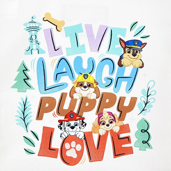 パウパトロール 巾着(中) アイボリー ランチ スクール パウパト