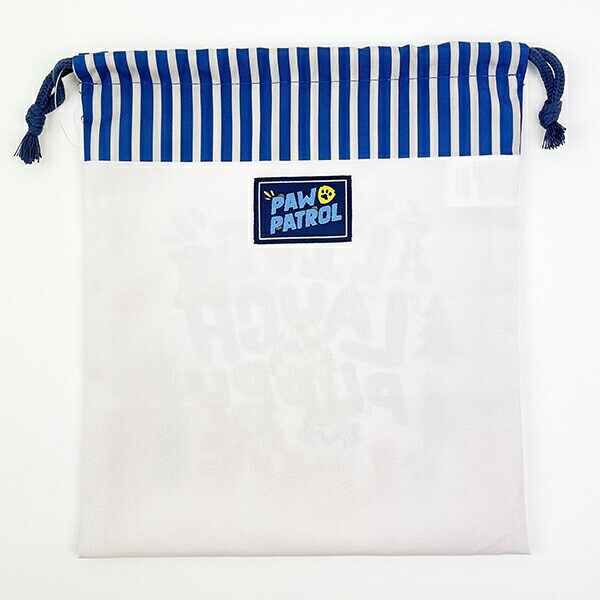 パウパトロール 巾着(中) アイボリー ランチ スクール パウパト