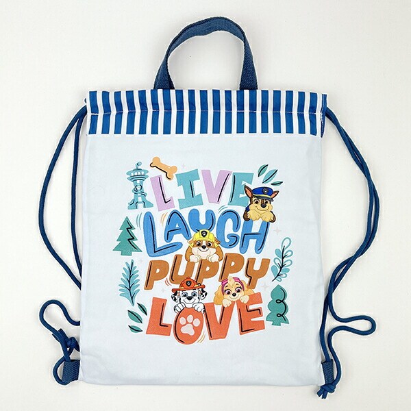 パウパトロール キルトナップザック ライトブルー バッグ リュック スクール キッズ パウパト