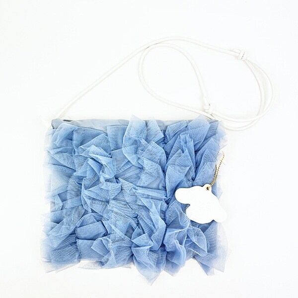 サンリオ シナモロール チュール巾着ショルダーバッグ シナモン Sanrio