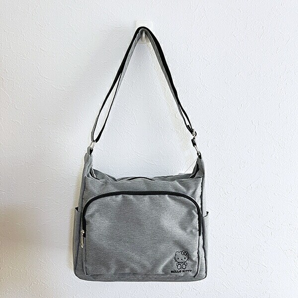 サンリオ ハローキティ ショルダーバッグ(L) （グレー） Sanrio