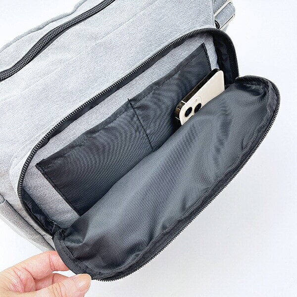 サンリオ ハローキティ ショルダーバッグ(L) （グレー） Sanrio