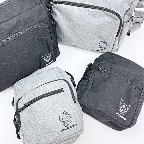 サンリオ ハローキティ ショルダーバッグ(L) （グレー） Sanrio