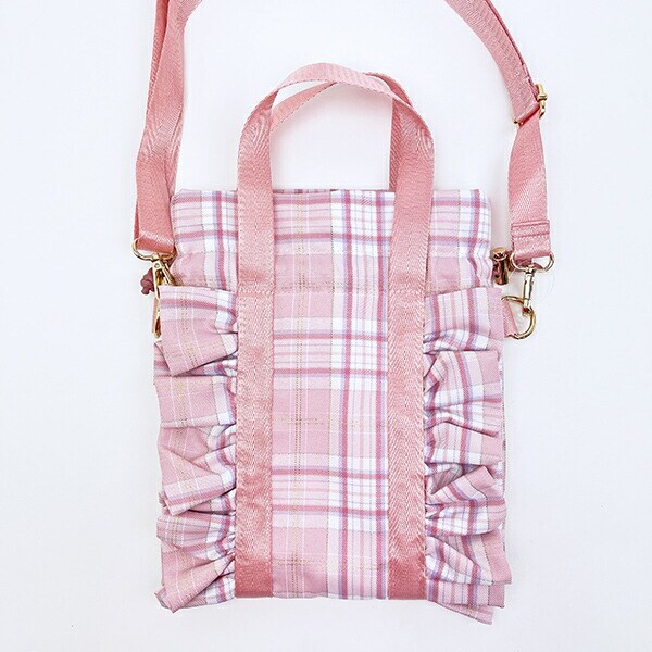 サンリオ マイメロディ フリル縦型ショルダーバッグ (ピンク) Sanrio