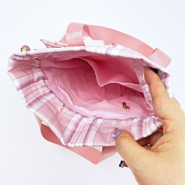 サンリオ マイメロディ フリル縦型ショルダーバッグ (ピンク) Sanrio