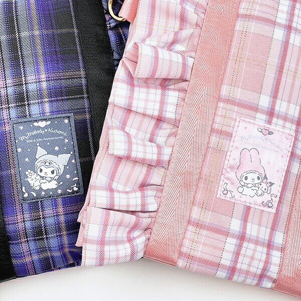 サンリオ クロミ フリル縦型ショルダーバッグ (パープル) Sanrio