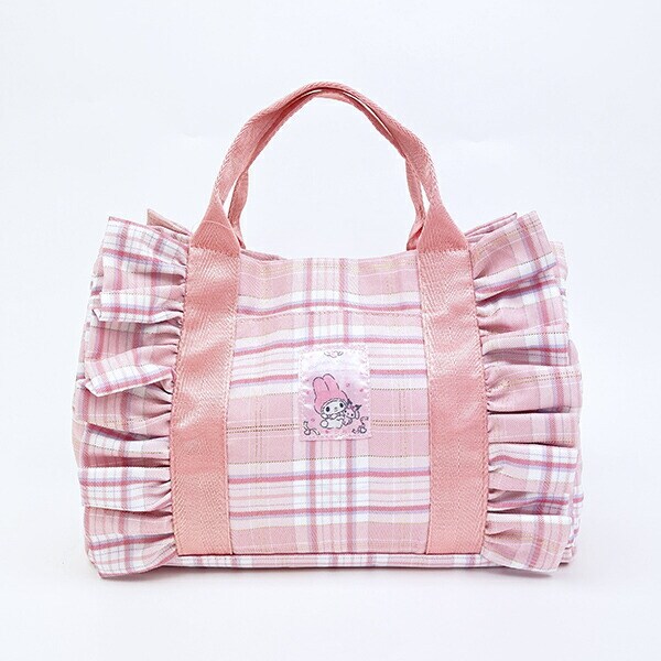 サンリオ マイメロディ フリル横型トートバッグ (ピンク) Sanrio