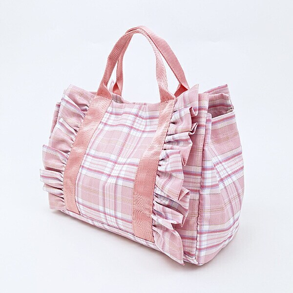 サンリオ マイメロディ フリル横型トートバッグ (ピンク) Sanrio