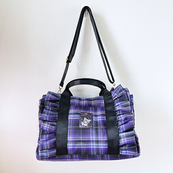 サンリオ クロミ フリル横型トートバッグ (パープル) Sanrio