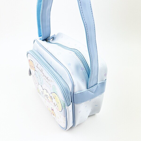 すみっコぐらし 合皮ショルダーバッグ (サックス) キッズ スクール すみっこ