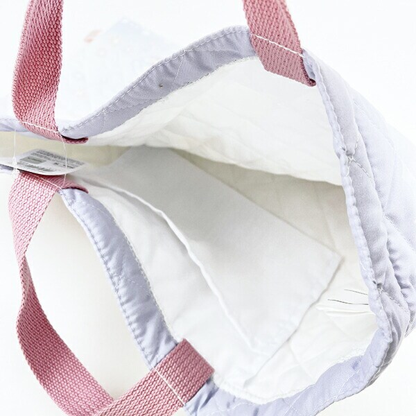 すみっコぐらし キルトチャームバッグ ラベンダー トートバッグ スクール キッズ すみっこ