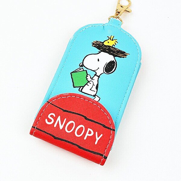 スヌーピー キッズキーケース ブルー SNOOPY