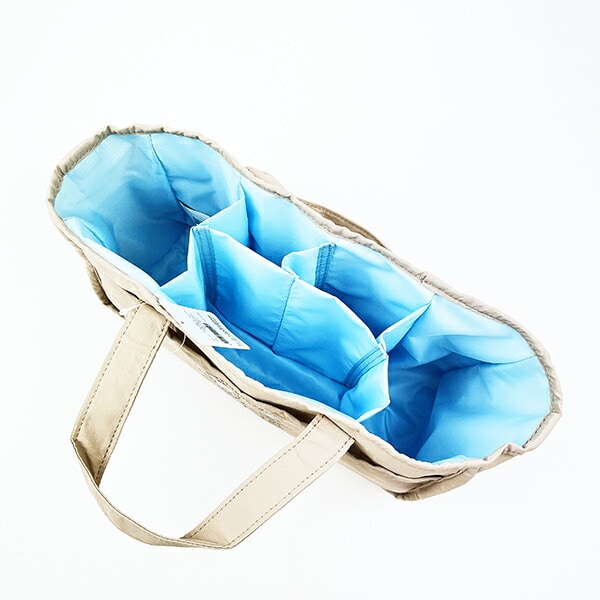 スヌーピー マザーズバッグインバッグ ベージュ PEANUTS 75th SNOOPY