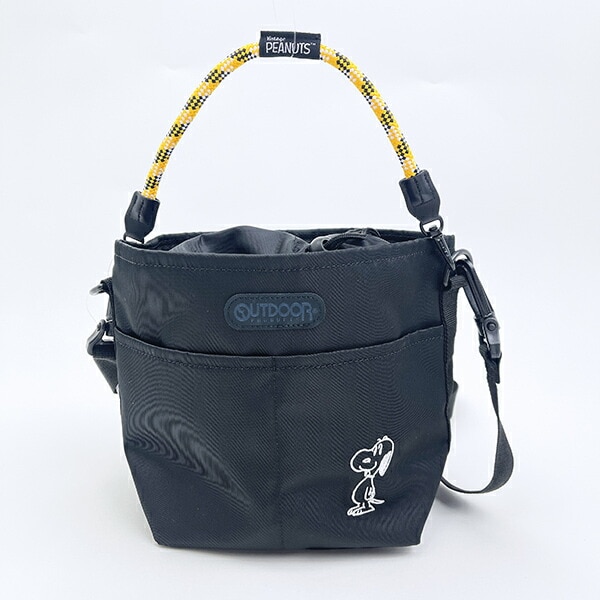 スヌーピー OUTDOOR PRODUCTS ショルダーバッグ ブラック