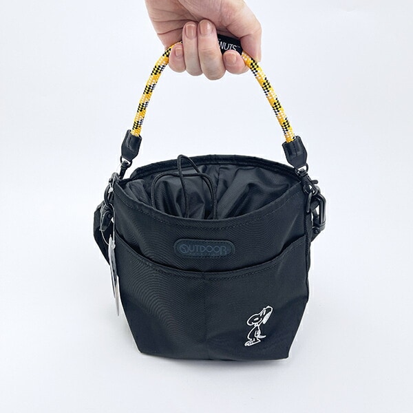 スヌーピー OUTDOOR PRODUCTS ショルダーバッグ ブラック