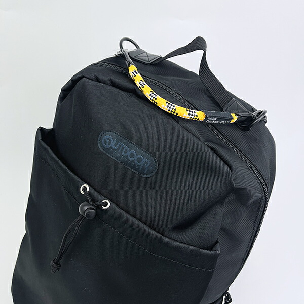 スヌーピー OUTDOOR PRODUCTS リュックサック ブラック バッグ