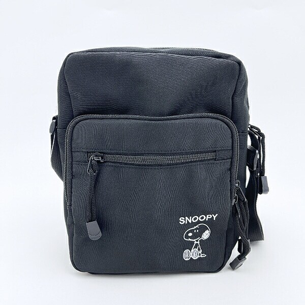 スヌーピー ミニショルダーバッグ ブラック SNOOPY