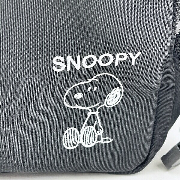 スヌーピー ミニショルダーバッグ ブラック SNOOPY