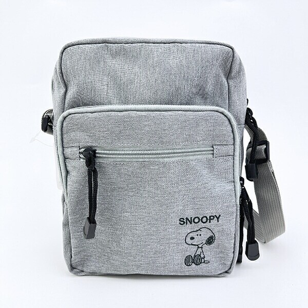 スヌーピー ミニショルダーバッグ グレー SNOOPY