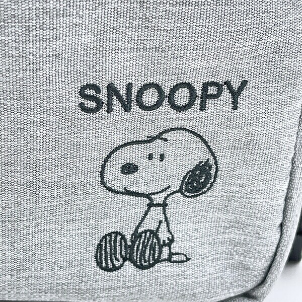 スヌーピー ミニショルダーバッグ グレー SNOOPY
