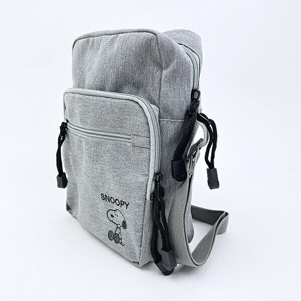 スヌーピー ミニショルダーバッグ グレー SNOOPY